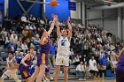 MBBall vs Emerson  Wheaton College Men's Basketball vs Emerson College is the first round of the NEWMAC Basketball Championships. - Photo By: KEITH NORDSTROM : Wheaton, basketball, NEWMAC MBBall2024